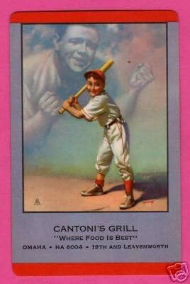 RARE 1953 Babe Ruth Original Baseball Playing Card