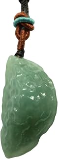 Uncut Gem Vivid Green Raw Random Shape Block Natural Jadeite Jade Pendant