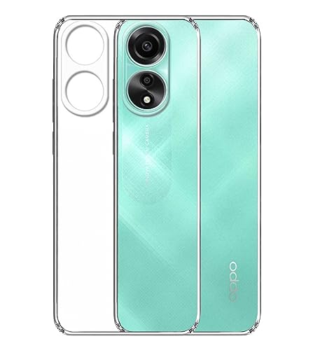 Image of Soft Silicone TPU Back Cover Compatible with Oppo A78 4G