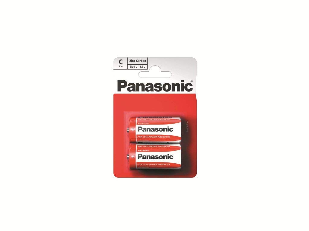 Panasonic Confezione di 2 batterie C