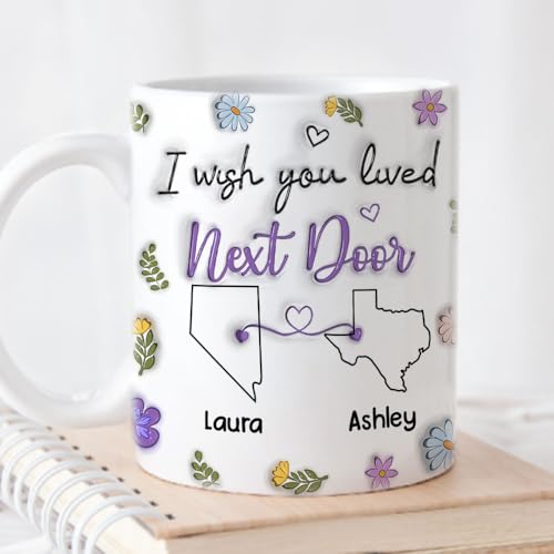 I-Wish-We-Lived-Closer-Mug-Bestie-Personalized-Custom-3D-Printed-Cup-Long-Distance-Friendship-Mug-for-Friends-BFF-Sisters-Custom-State-to-State-Gift-for-Best-Friends