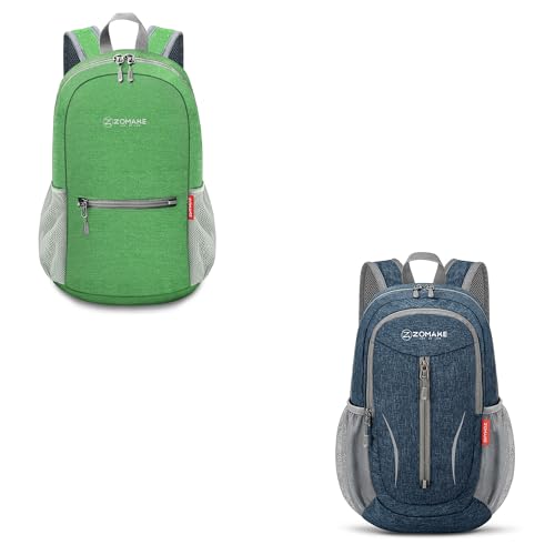 Mochila ligera plegable ZOMAKE 10L para senderismo miniatura 1