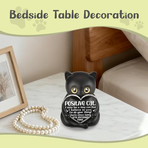 Figurita Decorativa Gato Negro THRXOBN miniatura 6