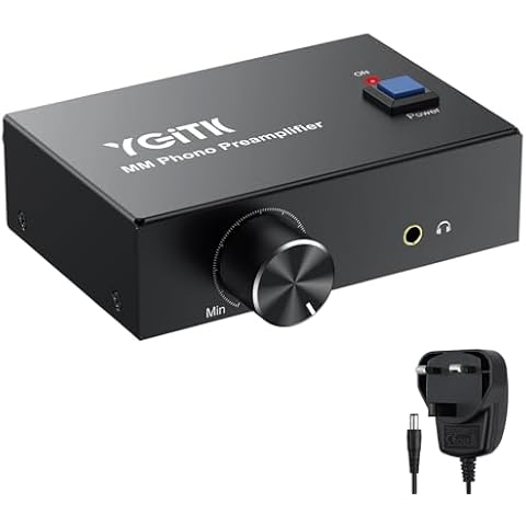 YGiTK Phono Preamp for Turntable Preamplifier Cover