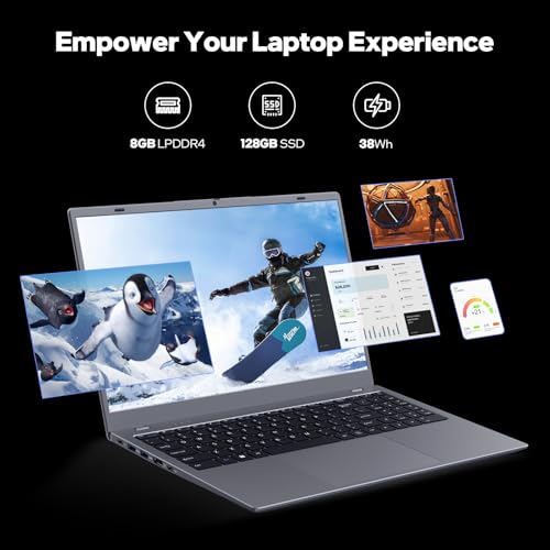 Portátil 15.6" FHD AMD Athlon 3020e 8GB 128GB SSD Gris miniatura 3