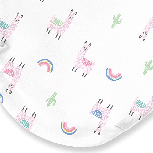 Image of SwaddleMe Original Swaddle - Size Small /Medium, 0-3 Months, 1-Pack (Lil Llamas) Easy to Use Newborn Swaddle Wrap Keeps Baby Cozy and Secure and Helps Prevent Startle Reflex