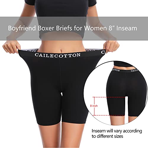 Cailecotton Boy Shorts Underwear For Women - Boxers For Women,Boyshorts Panties For Women,Womens Boxer Briefs,Underwear Women #TOP2
