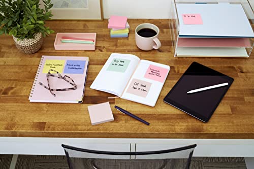 Image of Post-It Greener Notes Pastel - 3 inch x 3 inch, Pack of 12, Multi Color