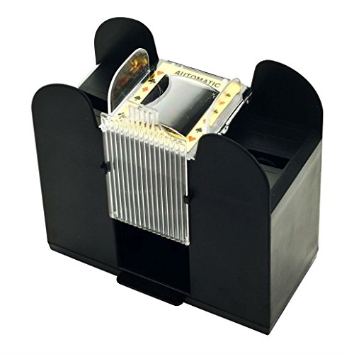 VIZIONSTAR Automatic Card Shuffler 1-6 Deck Electric Poker Blackjack Bridge Uno New