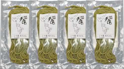 [天猿][生うどん]シマ桑入り生うどん 4玉 生うどん 麺 生麺 麺類 オリジナルブランド 天猿うどん もちもち 水炊き すき焼き 鍋料理 冷やしうどん かけうどん