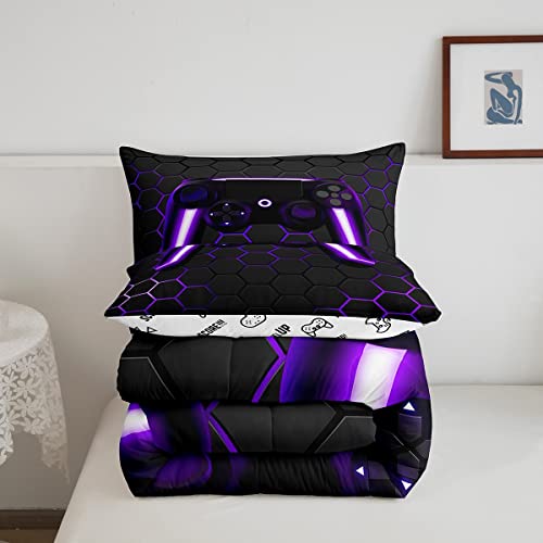 Conjuntos de cama de jogo para meninos, conjunto de edredom de jogos solteiro, conjunto de edredom i