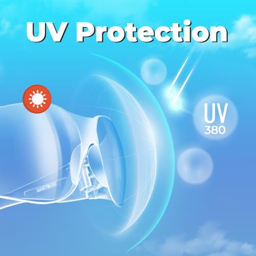 Mustbau Clear Safety Glasses Eye Protection Glasses Safety Goggles Anti Scratch, Anti Splash,UV Protection for Industrial Construction EN166 3pcs - Image 3