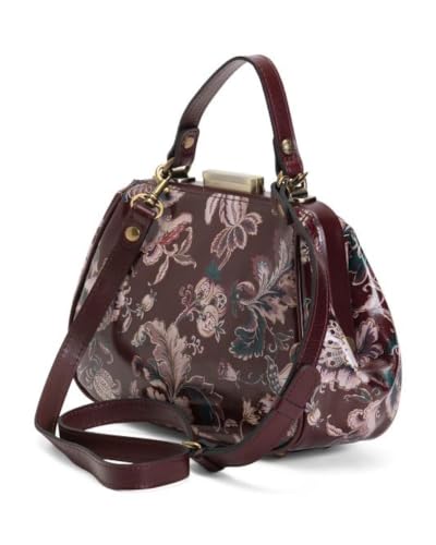 Image of Patricia Nash Gracchi Satchel Leather Handbag Purse