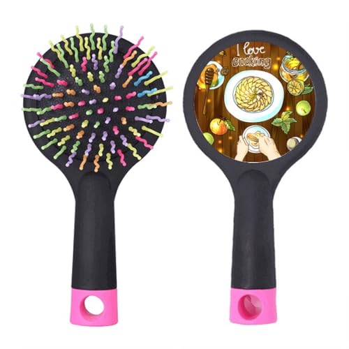 Brosse à cheveux démêlante Egghy pour cuir chevelu sensible coussin