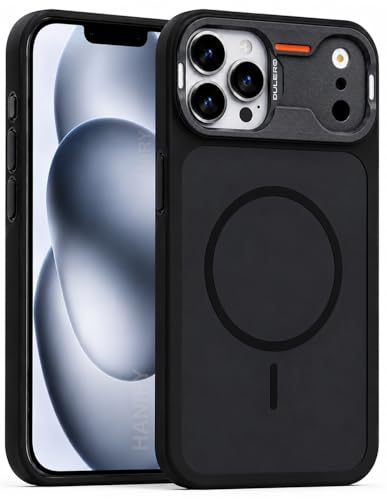 Image of Compatible for iPhone 13 Pro Case, Matte iPhone 13 Pro Back Cover, Shockproof Drop Protection, (Black)