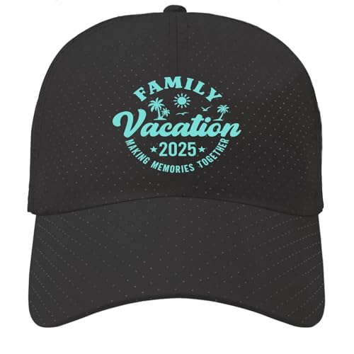 Made in US Family Vacation 2025 Matching Family Reunion Vibes Beach Golf hat Garde Cap for Son Mesh Back Baseball Caps for Golf