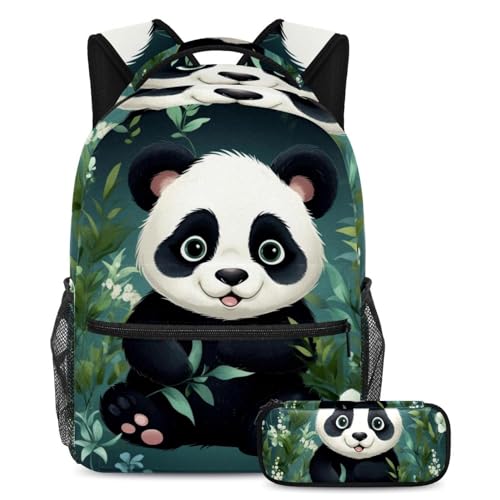 Sac à dos panda mignon idéal pour le collège et les sorties de week-end entre ados