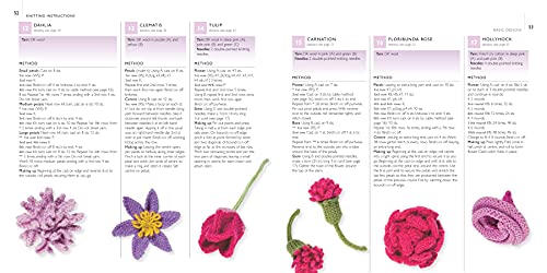 100 Flowers to Knit & Crochet: A collection of beautiful blooms for embellishing clothes, accessories, cushionsand throws - Image 9