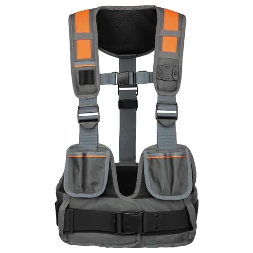 Klein Tools 55828MB MODBox Tool Vest, Fully Adjustable, Padded Comfort Support, Tool Belt Work Vest for Electricians, Carpenters, Construction