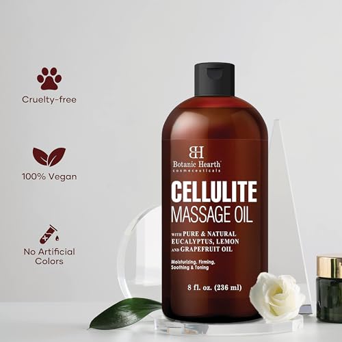 Foto de Botanic Hearth Aceite de masaje anticelulítico | Aceite de celulitis para muslos y reafirmante de glúteos | Mezcla única de aceites esenciales de masaje | Mejora el tono de la piel, firmeza y firmeza (imagen 6)