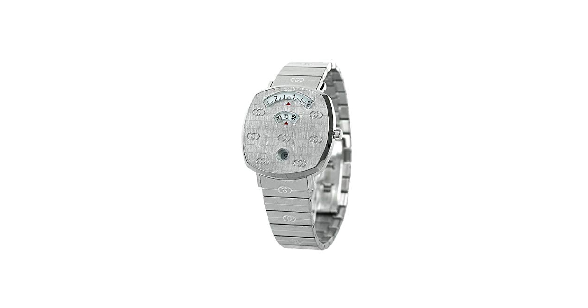 【特価】新品 GUCCI GRIP グリップ 腕時計 35mm YA157401 GUCCI グッチ 腕時計 YA157401 GRIP グリップ シルバー 35mm