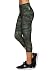 RBX Active Women's Camo Camo Printed Capri Yoga Leggings Green M