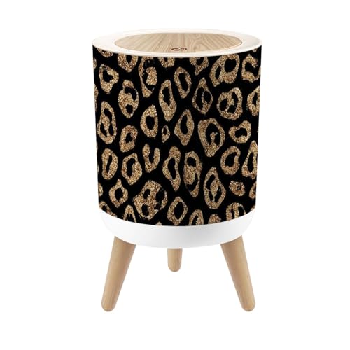 Caneca de basura redonda con tapa y patas 7L