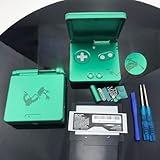 Limited Edition Replacement Housing Shell for GBA SP Gameboy Advance SP Housing Case Cover Screws (Green)