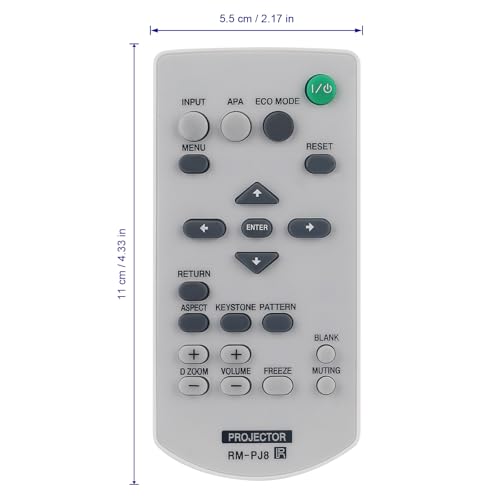 Télécommande RM-PJ8 pour vidéoprojecteur Sony VPL-DX102