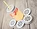 Pewter Daisy Jelly Lid for Mason Jars 12 Ct
