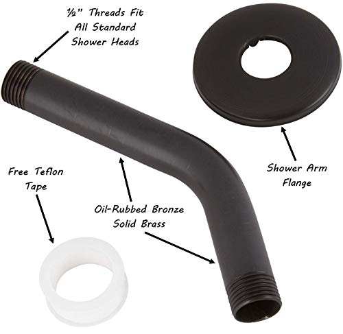 Cabezal de ducha portátil con brazo y manguera de acero inoxidable miniatura 5