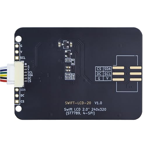 Image of 2.0 Inch LCD Display Module, 240x320 Full Color TFT IPS Screen, ST7789 Driver 4-Wire SPI Interface, 3.3V-5V Compatible, for Embedded HMI, Smart Device & DIY Projects