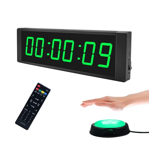 Timer per conto alla rovescia, con pulsante di avvio/arresto, cronometro