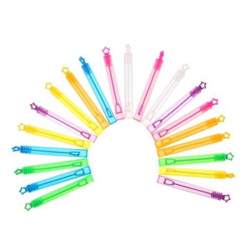 GARVALON 30stücke Teiliges Bunter Seifenblasenstäbe Für Junge Mädchen Leere Nachfüllflaschen Für Hochzeiten Und Partys Für Outdoor-aktivitäten Für Junge Mädchen