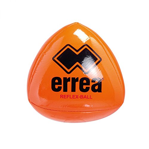 TRICK Reflexball · UNIVERSAL Reaktionsball für Kinder & Jugendliche & Erwachsene · ERREÀ Fußball Rugby Handball Hockey Schule etc. · TRAINING Ball für Spaß-Übungen Größe ONESIZE, Farbe orange-schwarz
