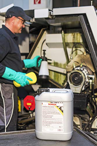 SONAX KaltReiniger S (5 Liter) auf Lösemittelbasis zur Reinigung von öl- und fettverschmutzten Teilen Aggregaten und Werkzeugen | Art-Nr. 05425000