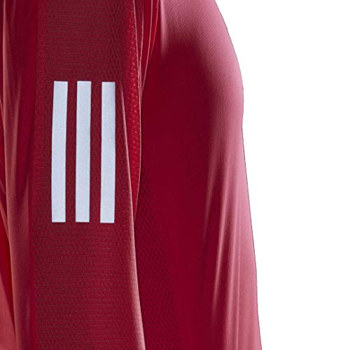 adidas Women's Own The Run Long Sleeve Tee, Signal Pink, Medium