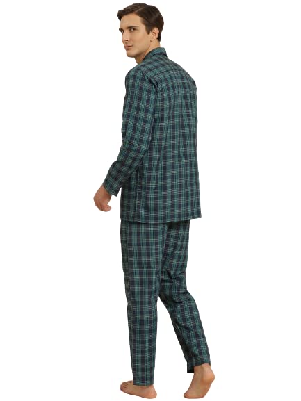 Image of SOJANYA (Since 1958 Men's Cotton Checked Nightsuit Set