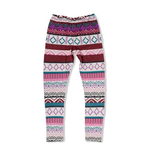 Healthknit レギンス 幾何学柄 3005