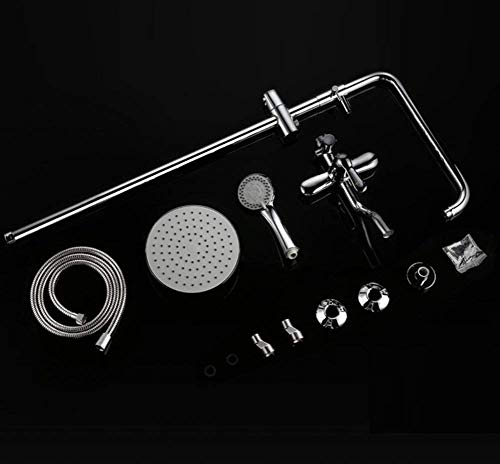 Ensemble de douche multifonction et mélangeur mécanique avec pommeau de tête - 6