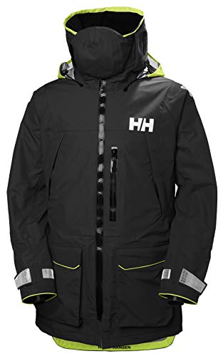 Helly Hansen Aegir Ocean Chaqueta, Hombre, Gris Oscuro, Small