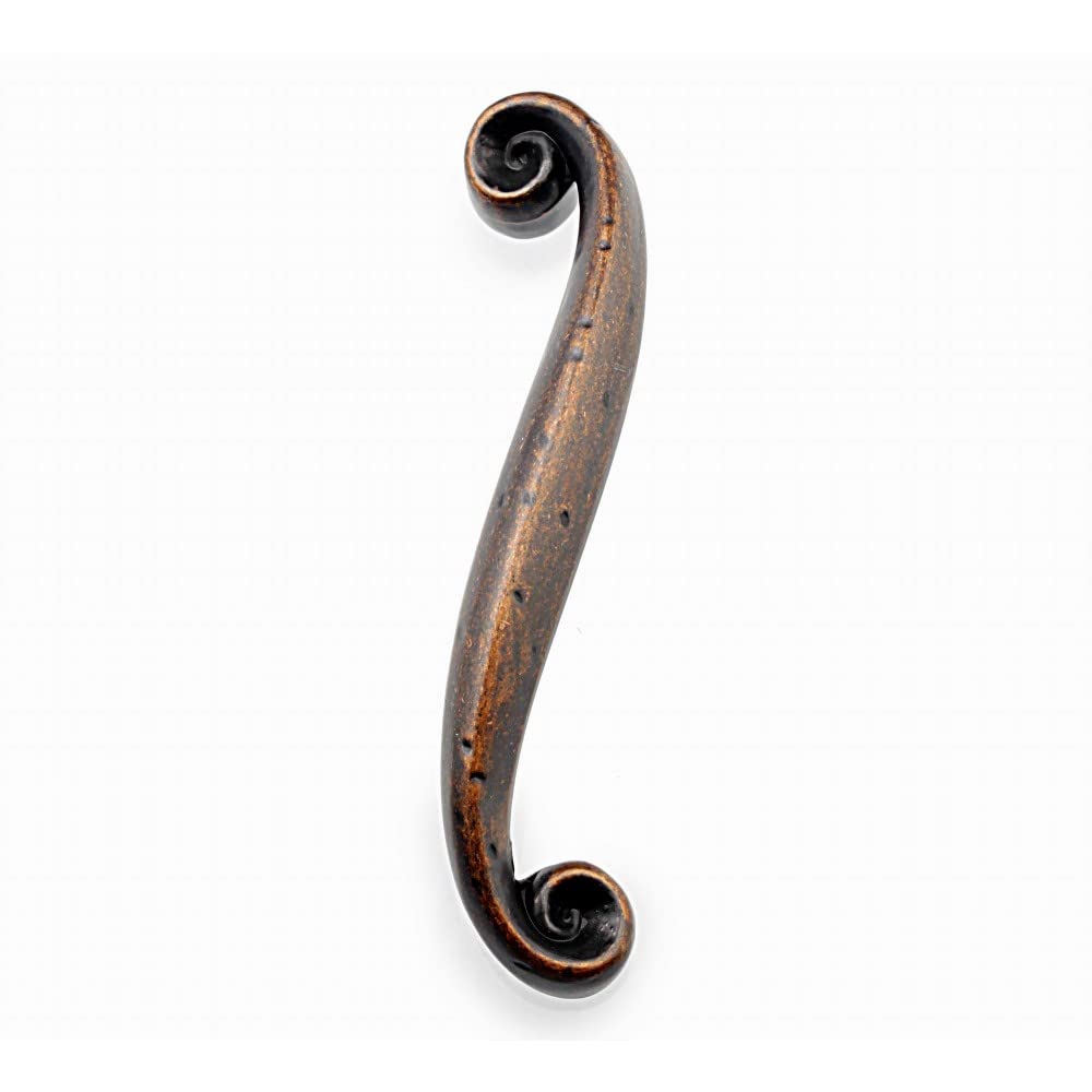 KHTUMEWARE-P88693AC10 Antique Copper Cabinet Pulls CTC 3-3/4 in (96 mm) 10-Pack in Antique Copper — KHTUMEWARE