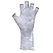 HUK Mens Pursuit Sun Glove, Quick-Drying Fingerless Fishing Gloves, Mossy Oak Stormwater Bonefish, Medium