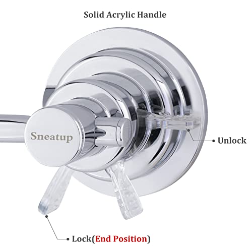 Sneatup Suction Cup Extendable 17-28" Stainless Steel Towel Bar #TOP2