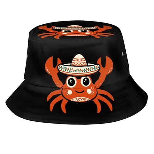 Image of Bucket Hat for Women Men, Fashion Print Outdoor Beach Hat Packable Sun Cap for Travel Hiking