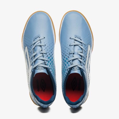 Chuteira Futsal, Plasma, Umbro, Masculina, Allure/Branco/Marinho, 38