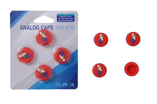 Image of New World Analog Extenders Tall Tumbgrips Rocker Supercap Like Kontrol-Freak FPS Thumbstick Joystick Cap Thumb Grips for PS4 Controller - Spider-Man