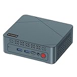 BOSGAME Mini PC E2, Ryzen 5 3550H Mini Computer(Max 3.9GHz) 16GB DDR4 512GB NVMe SSD, Triple Display, Dual HDMI, 3X USB 3.2 Gen 2, 1x RJ45 LAN