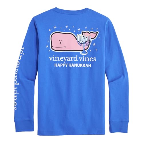 Amazon.com: Vineyard Vines Hanukkah Whale Long-Sleeve Pocket Tee