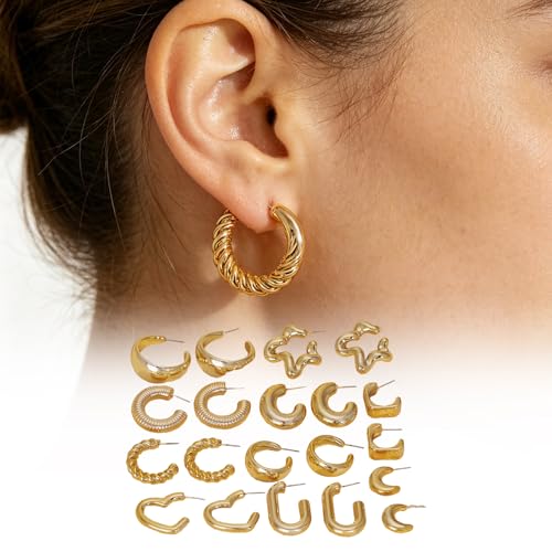 Pendientes de resina apilables con joyería geométrica única de moda 2